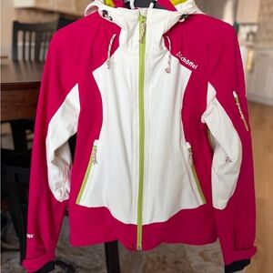 Schoffel Womens Winter Ski/Snowboarding Jacket Fuchsia/Green/White